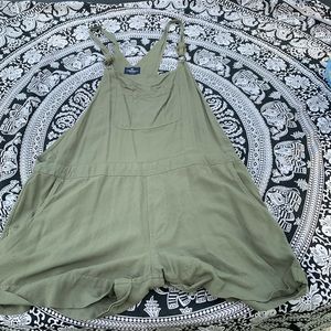 American Eagle Green Overalls